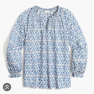 NWT J crew Factory cotton artist blouse - size xs